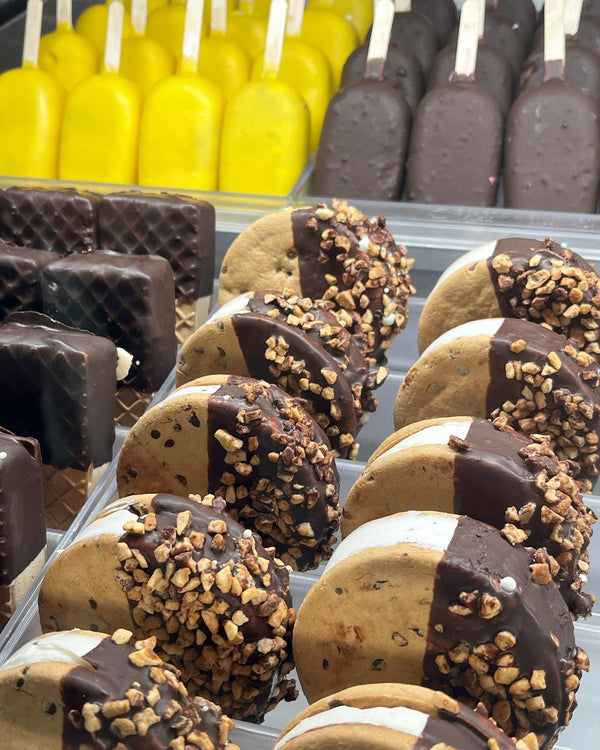 Chokoladeovertrukne småkager
